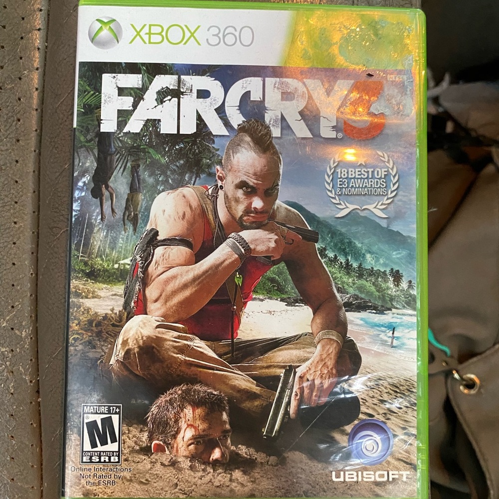 Green Xbox 360 Far Cry 3 Video Game